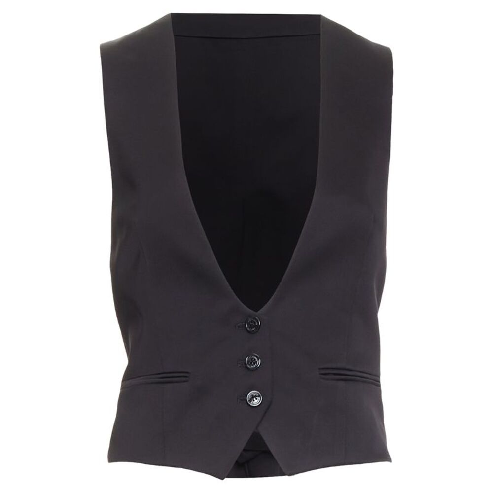 Alexandre Vauthier Silky Slit Vest